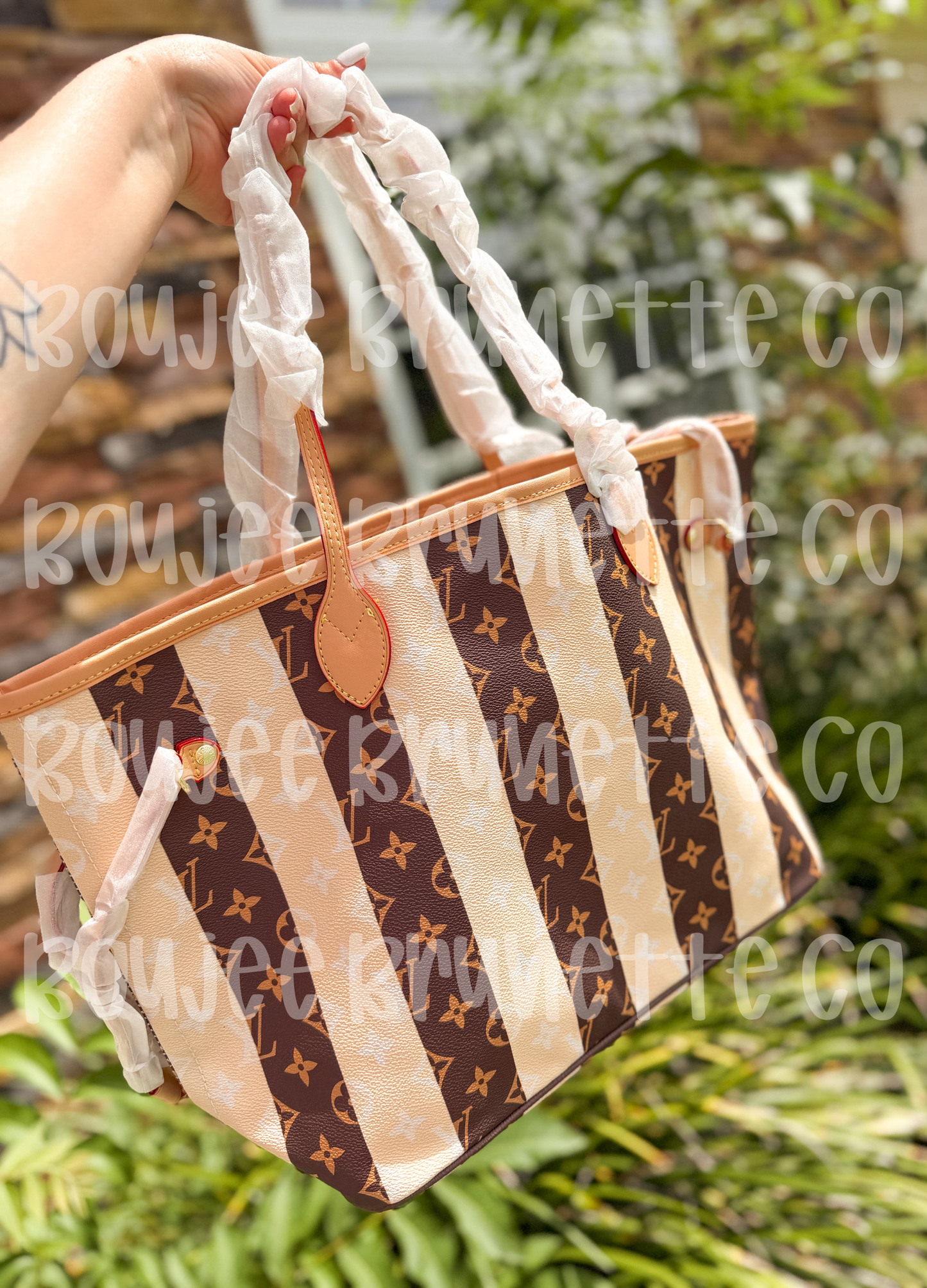 Stripped L Tote