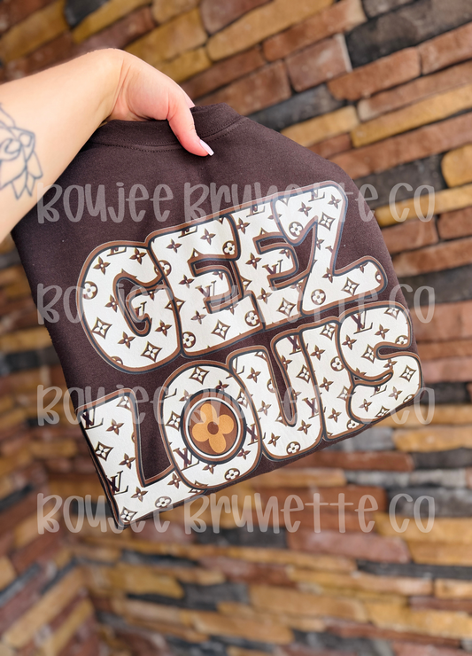 Geez Louis Faux Embroider