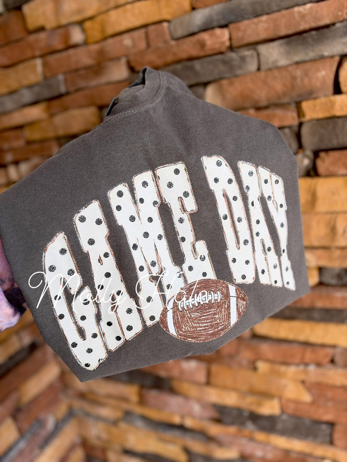 Football Polka Dot Game Day