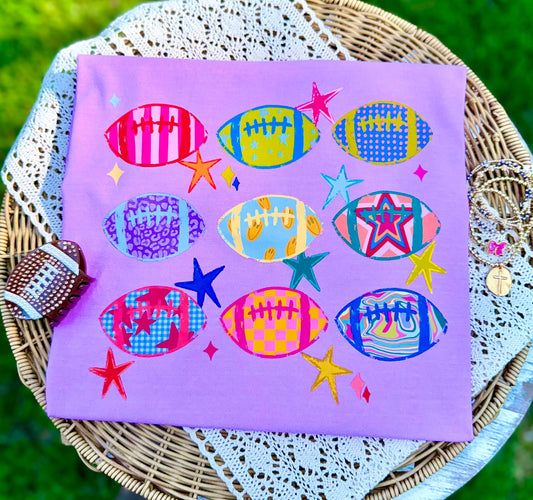 Colorful Footballs