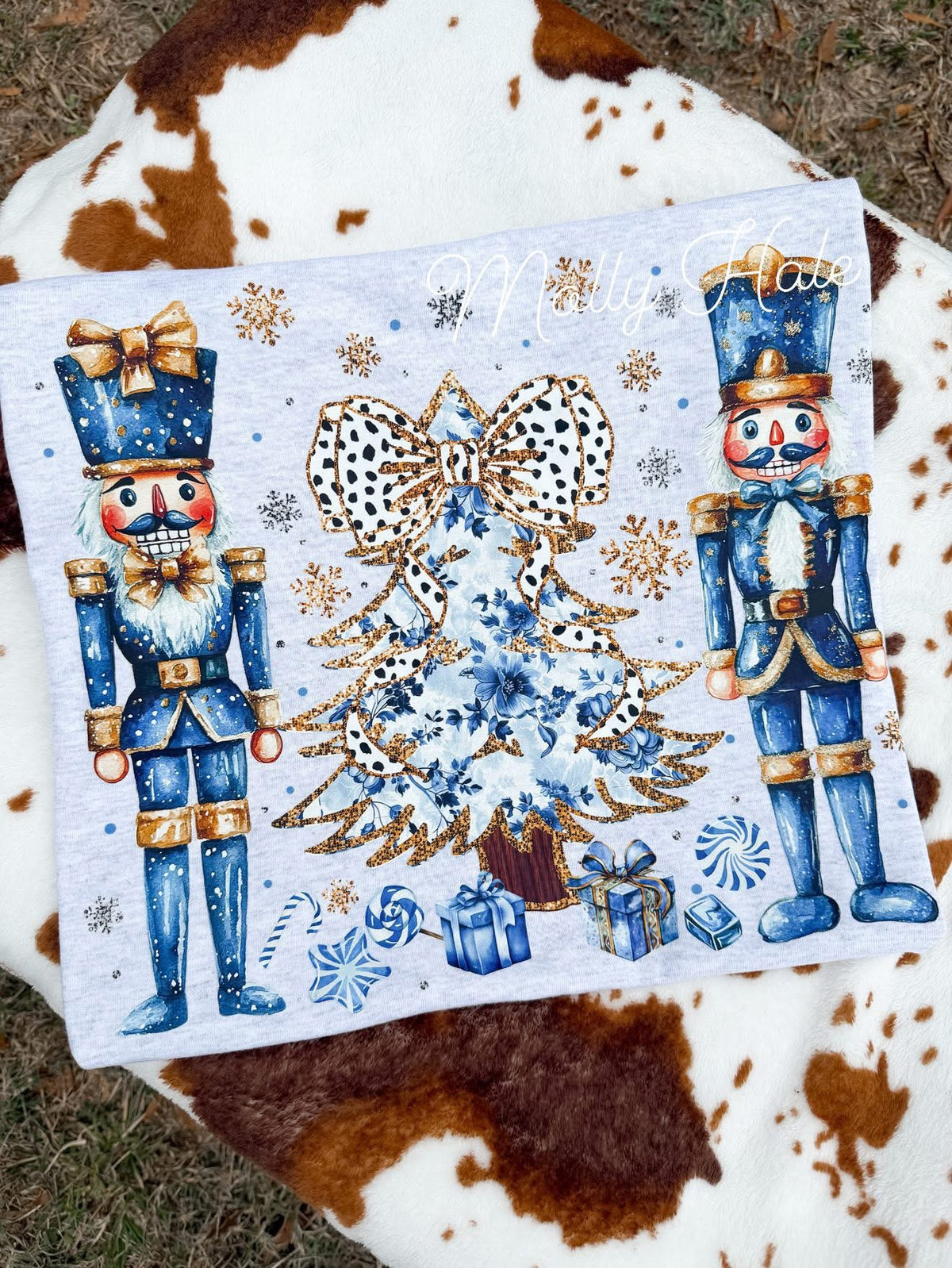Blue Nutcracker Christmas Tree
