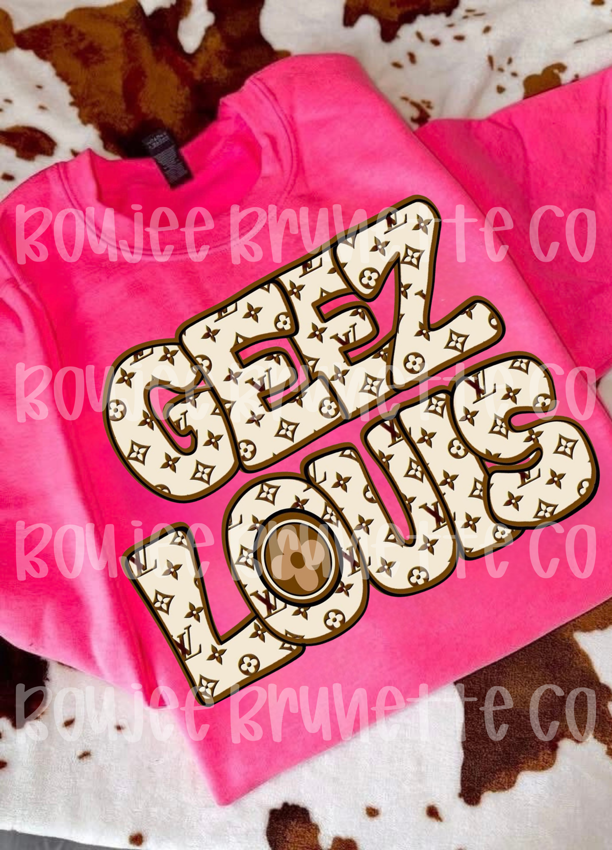 Geez Louis Faux Embroider