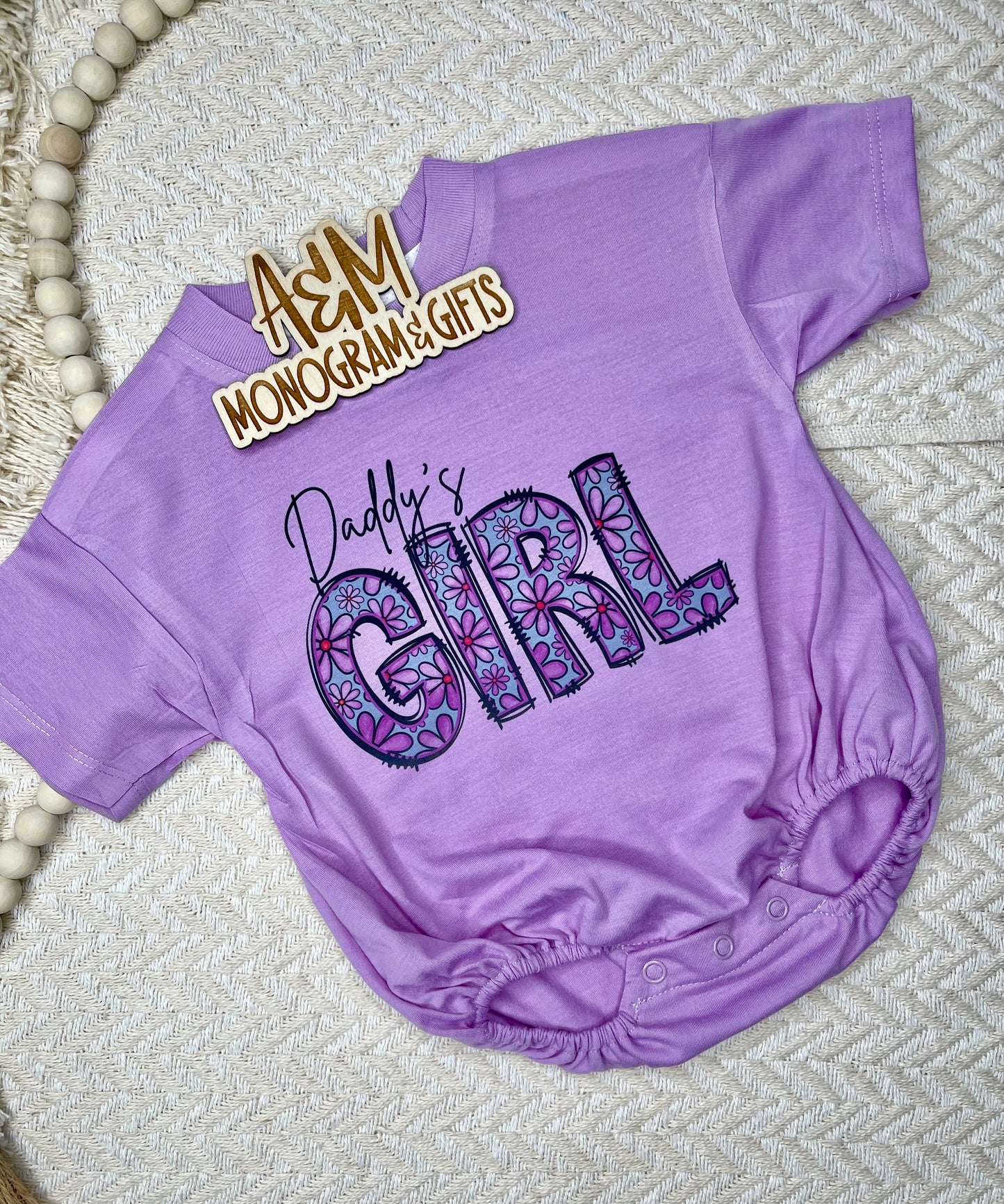 Floral Spring Daddy’s Girl Romper