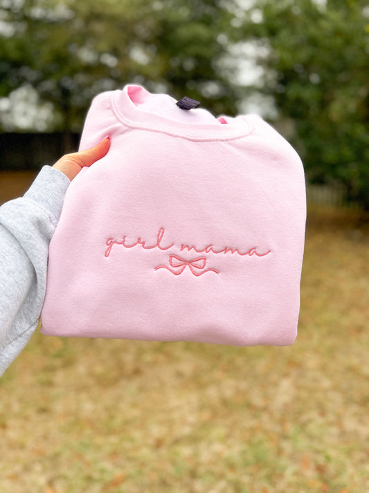 Girl Mama Embroidery Coquette