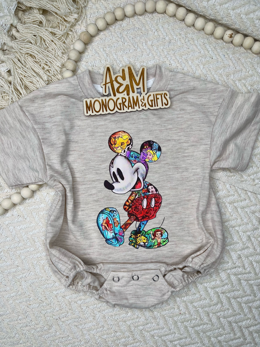 Multi Character Mouse Romper