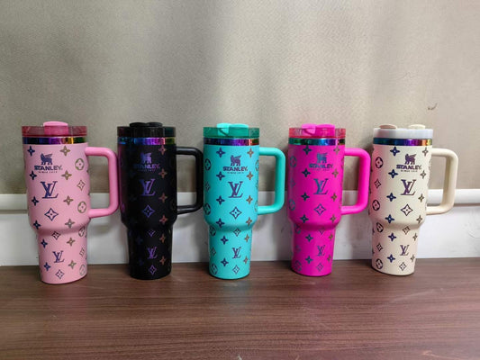 Boujee L multi color 40oz tumbler