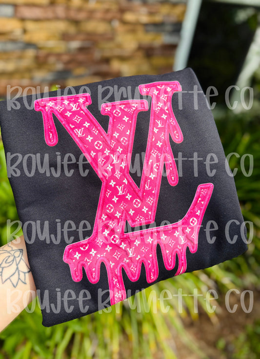 Faux Embroider Drip