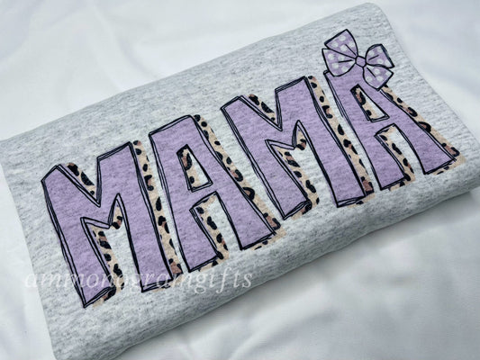 Purple Leopard Mama