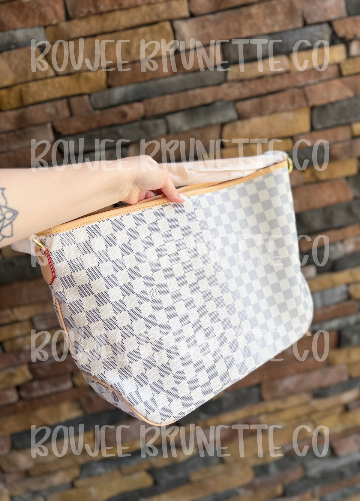 White Checkered Delightful