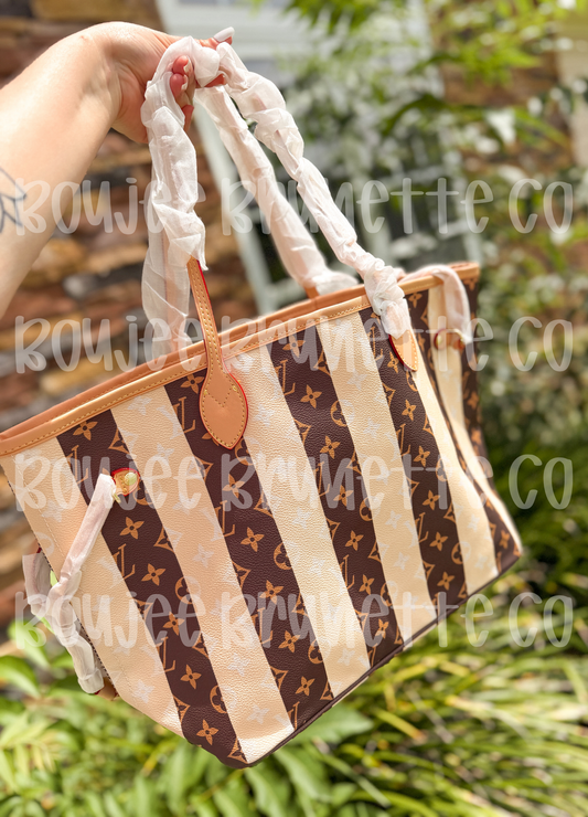Stripped L Tote