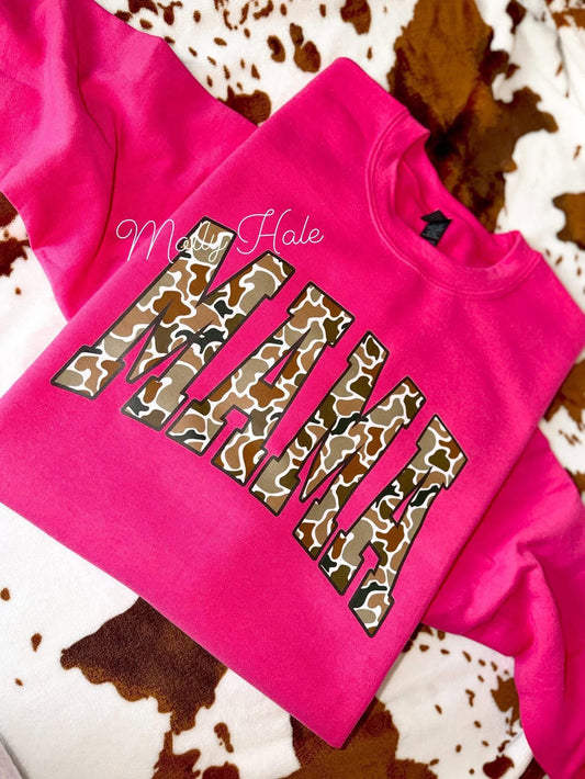 Camo Mama On Hot Pink